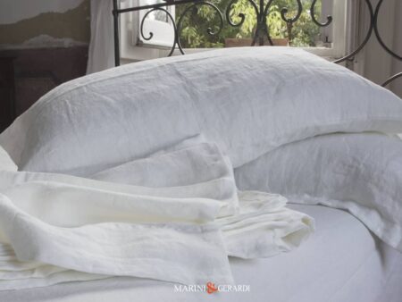 Federe Cuscini Letto con Volant - Biancheria Da Letto Stropicciata Lenzuola