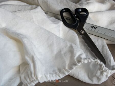 Lenzuola Sotto Con Elastici Per Letto In Lino Panna Acaya