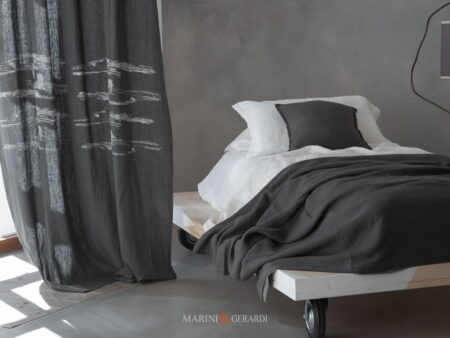 Tenda Interni Per Casa Moderna In Grigio Antracite Leto Su Ruote