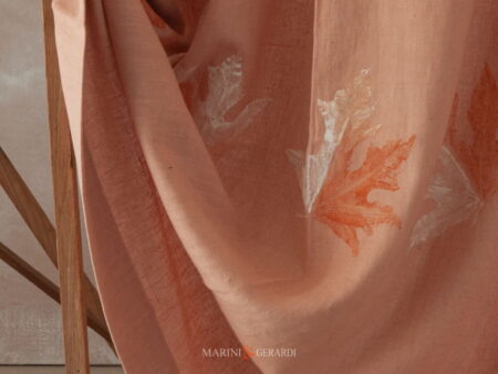 Tende A Pannello Design Foglie Autunno Salmone