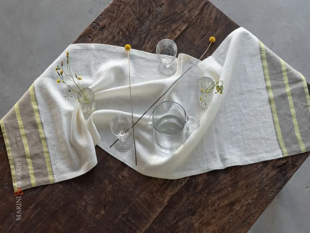 Runner Da Tavola Di Lino Tovagliette Americane Eleganti Stoccolma