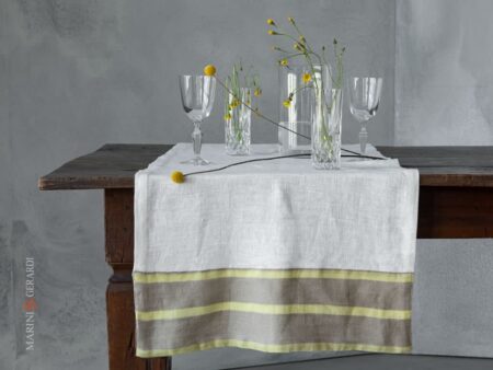 Runner Da Tavola In Lino Tovagliette Americane Stoccolma