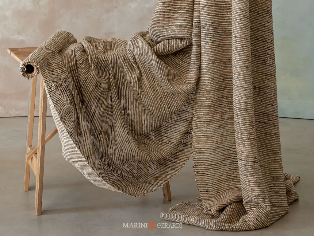 Shantung In Seta Grezza Annodata Gallipoli AC135 Beautiful Silk Curtains