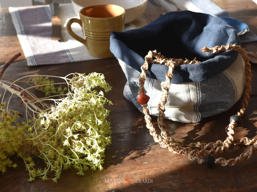 Tovaglietta Americana Portapane Personalizzato Jaquard In Lino