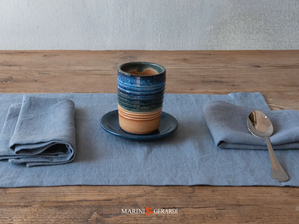 Tovagliette Colazione Americane Di Lino Avio