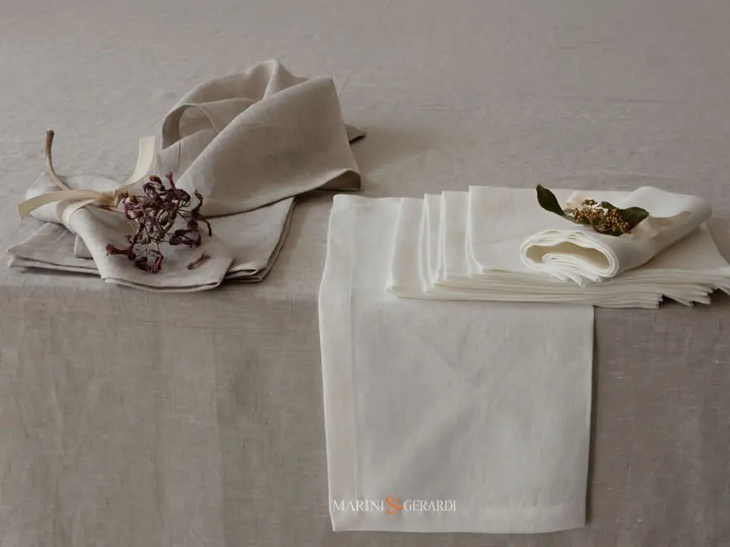 Tovaglioli In Lino Tovaglia Classica Matrimonio Ricevimento Nozze