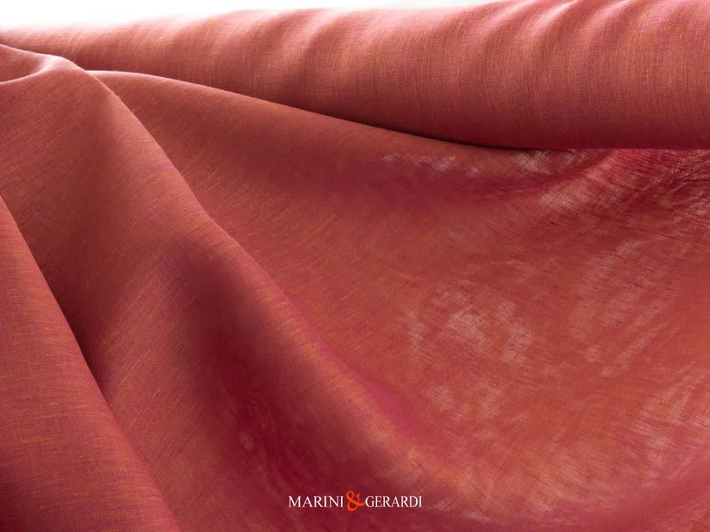 TessutI Online Di Lino Per Tende Moderne Rosa Viola F29