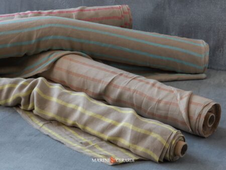 Tessuti Lino Arredo Interni A Righe Per Tendaggi