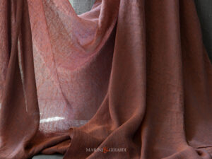 Tessuto Stropicciato Per Tende Interni di Lino Mosto C02