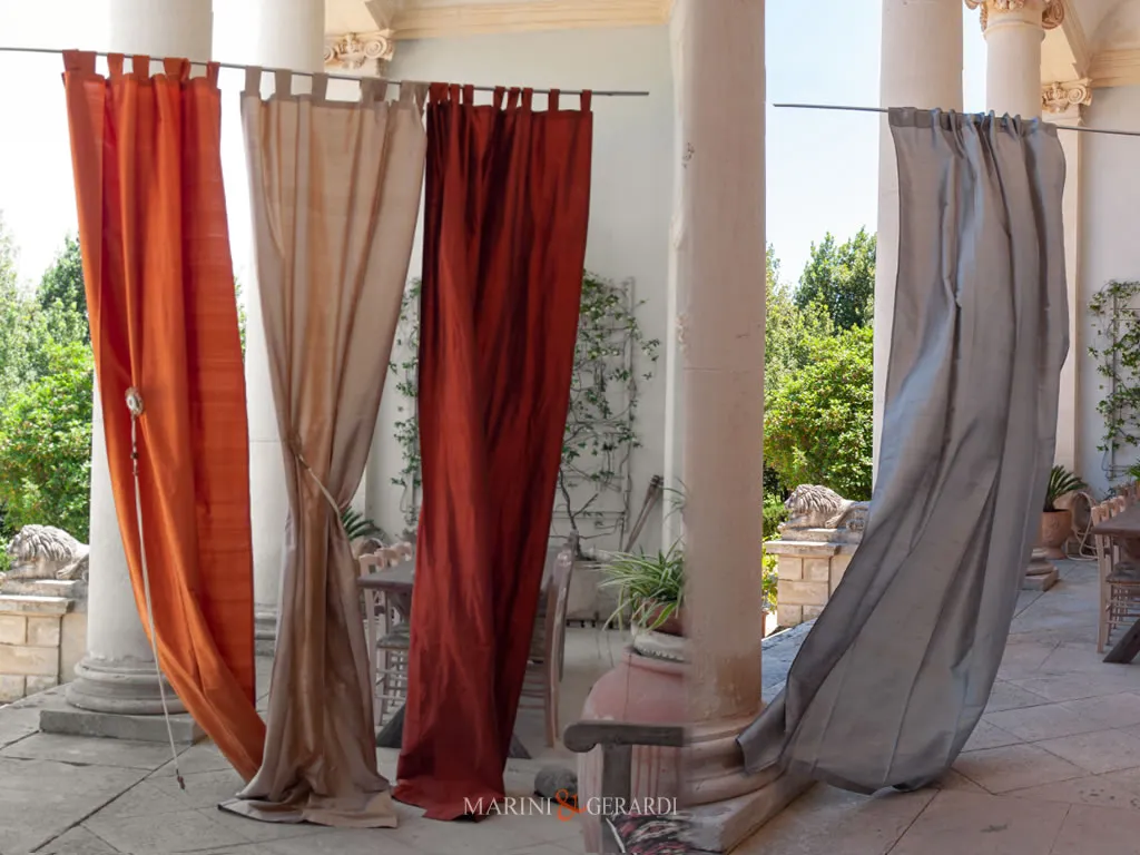 CORALLO - Tende di Seta in Shantung - Collezione Corallo