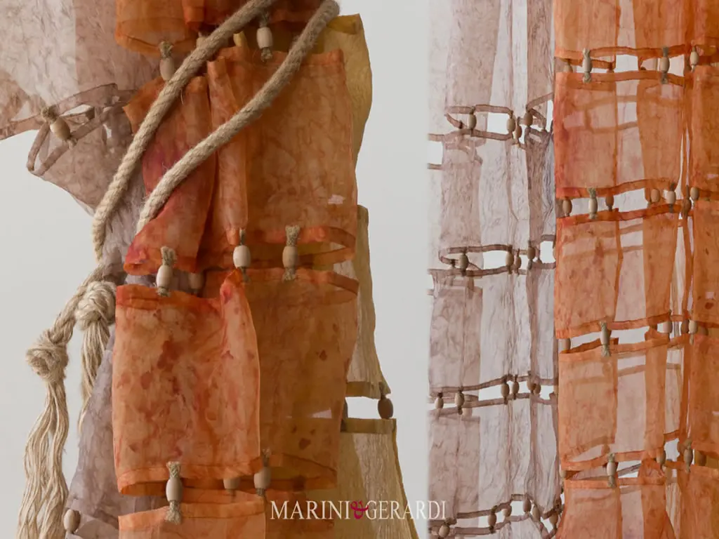 Tessuto Organza Di Cotone Per Tende Resinate Dali