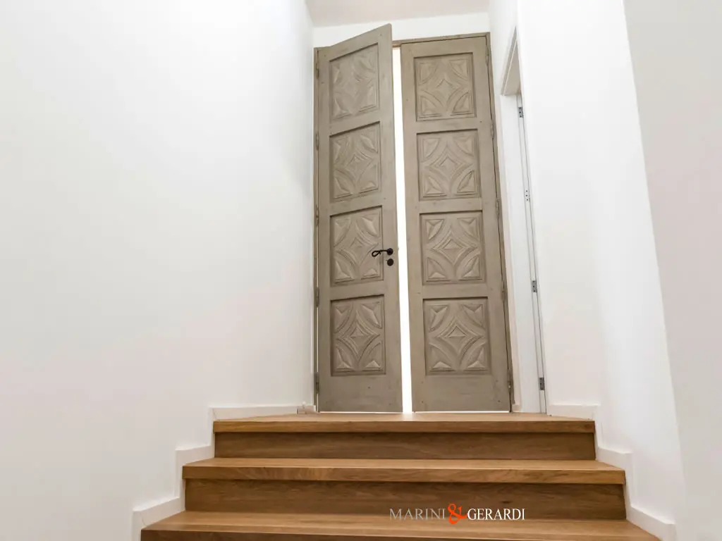 Porte Decapate Da Interno Legno Massello Larice Spazzolato