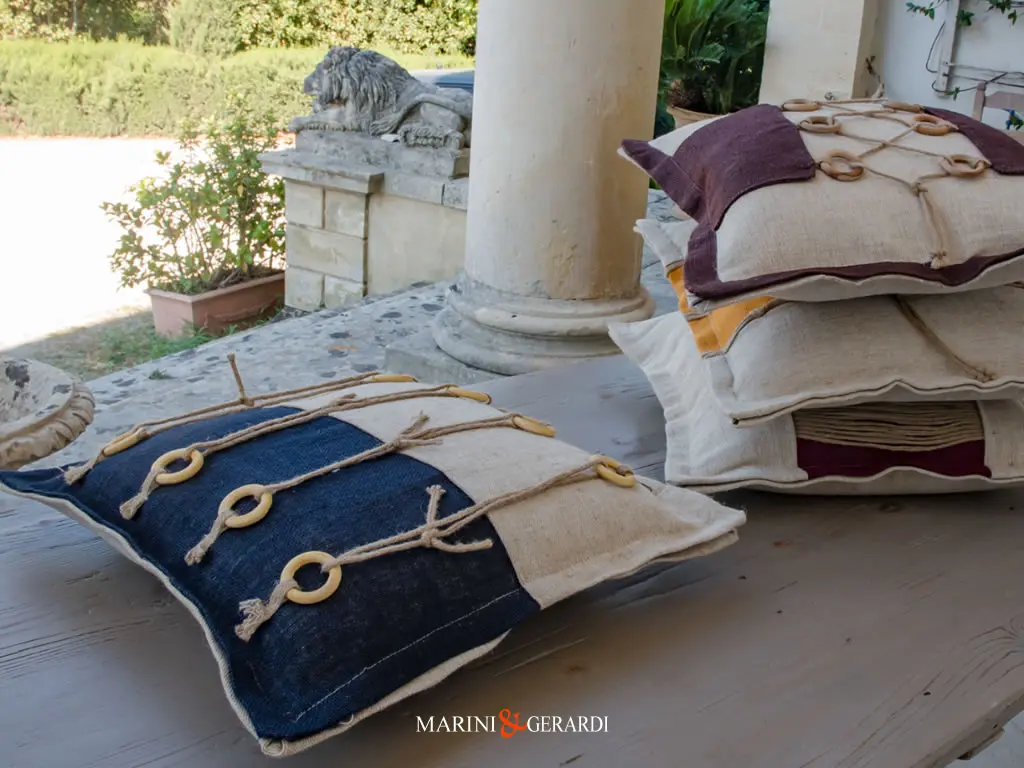 Cuscini Arredamento In Juta Accessori Corda 4 Colori Boutique