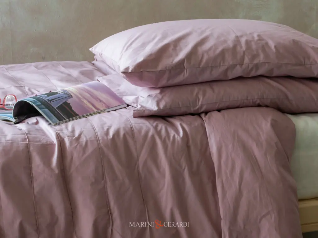 Copripiumino Matrimoniale Singolo In Cotone Design Zefiro Guanciali