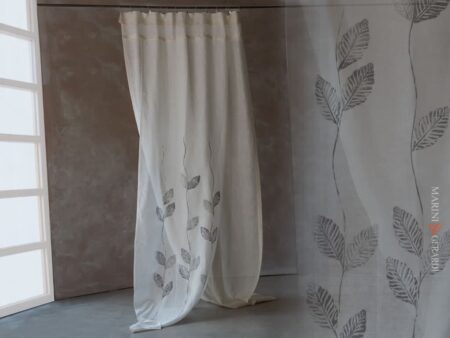 MINERVA - Tende Moderne in Lino - Tende per Interni Moderne in Lino a Doppio Telo