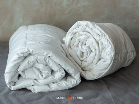 ROCCARASO - Piumino in piuma Matrimoniale volume e comfort termico eccellente.