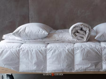 SILA - Piumino in piuma d oca Matrimoniale 4 Stagioni Con Gunaciali Anallergico Antiacaro