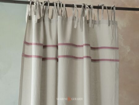Tende Casa Moderna In Lino Perla Rosa Lady Di