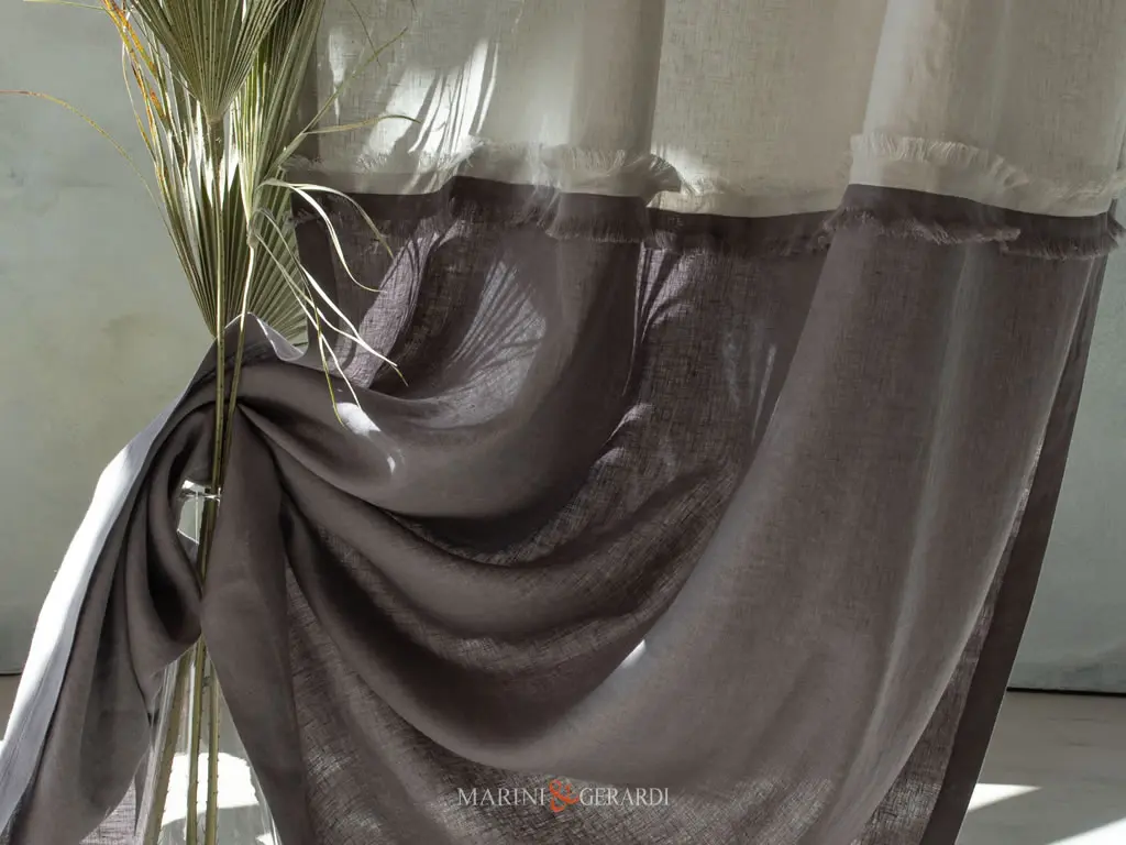 Tende Moderne Filtranti Soggiorno Camera Da Letto In Lino Perla Selce