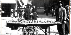 Milano vecchi mestieri Venditore di limoni - Tende Milano Outlet da Interni - Le Tende in lino su misura sartoriali