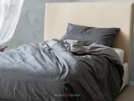 copripiumino cotone matrimoniale percalle offerte in Polvere + Grigio Selce