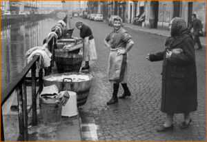 lavandaie lungo navigli foto anni 60 - Tende e Tendaggi Milano e Provincia