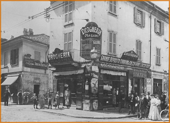 milano porta vigentina drogheria madini 1905 - Tende da interni Milano e Provincia Tendaggi in Lino 10 e lode