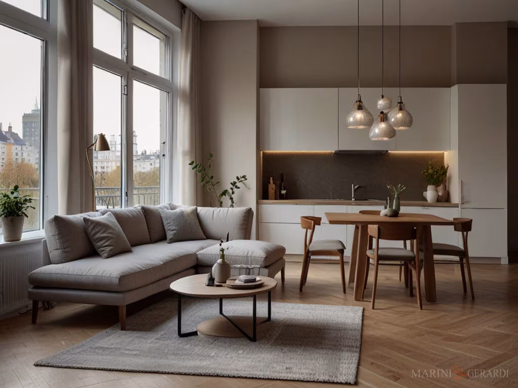 Tende interni lecce cucina soggiorno in lino