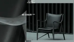 finn juhl architetto designer danimarca 45 chair - 1945