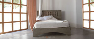 tende per finestre camera da letto in lino modello shabby chic