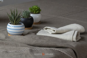 Biancheria da Tavola a Roma tovaglie lino ricamate