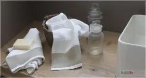 lavamani asciugamani bidet in lino panna