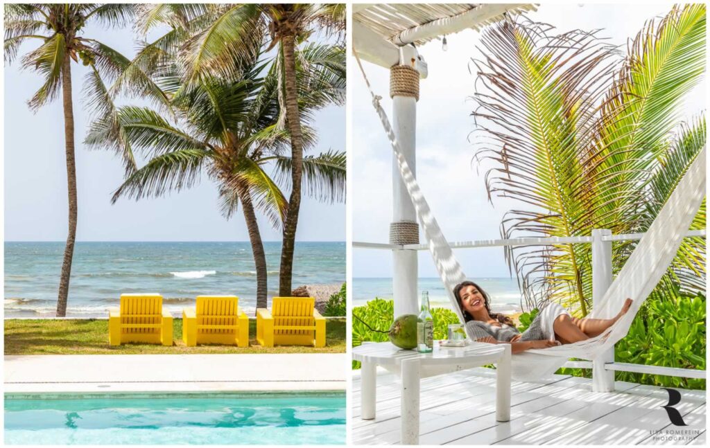 lisa romerein fotografa hotel esencia messico relax in spiaggia