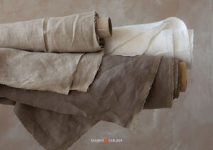 radici tessuto puro lino cm.280 per tovaglie e letto