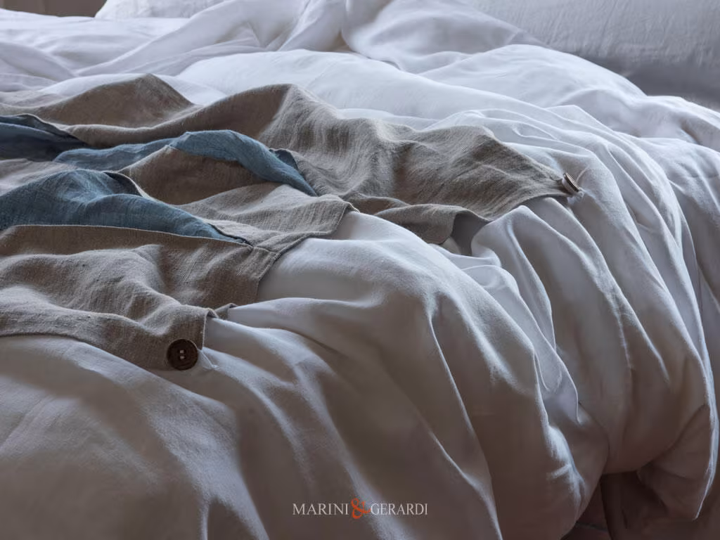 sacco copripiumino in lino alta qualità design 2022