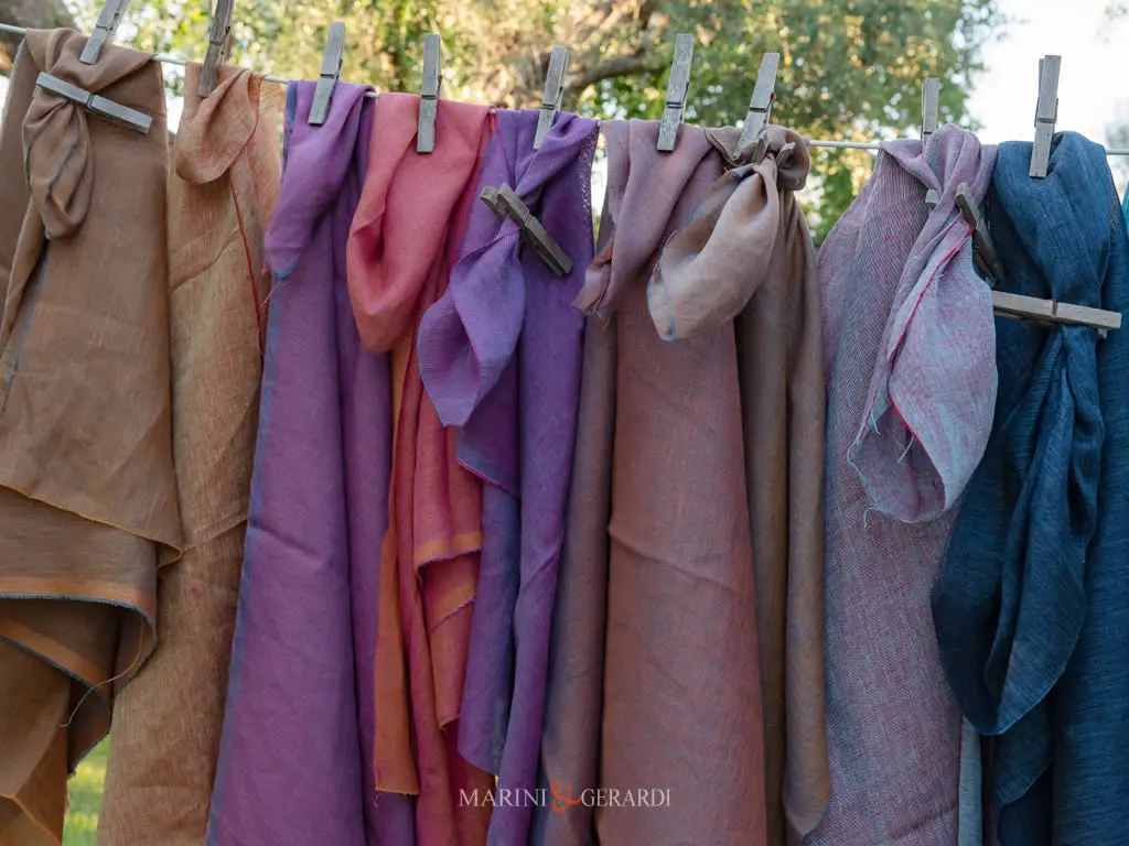 sciarpe uomo / donna in lino i colori