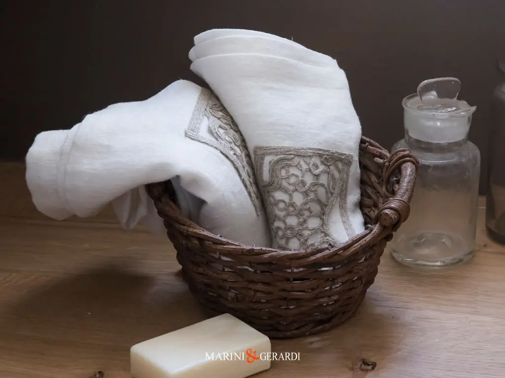 set asciugamani lino offerte prodotto alta qualita