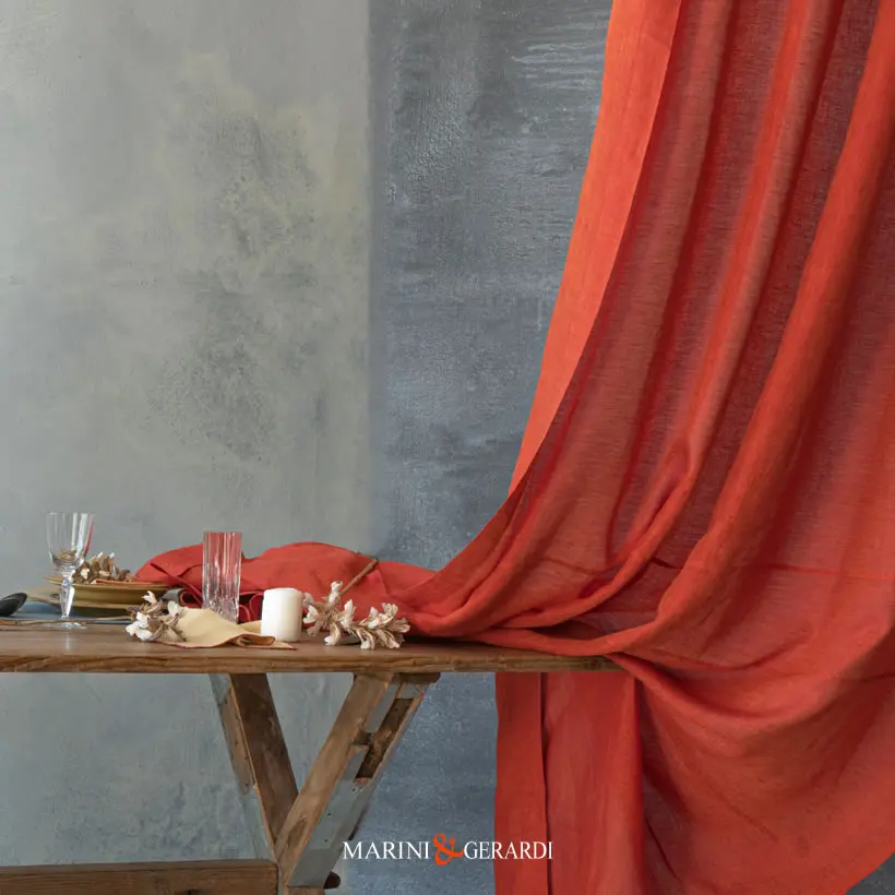 tendaggi su misura per interni arredo alta qualità in lino