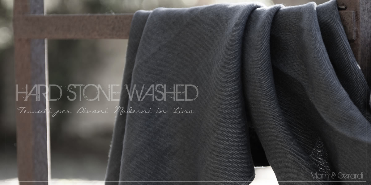 tessuti per divani moderni in lino antimacchia stonewashed