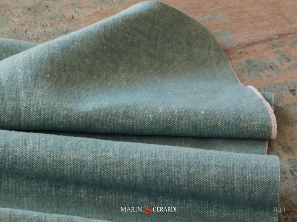 tessuto per divani classici verde salvia lino cotone petaloso