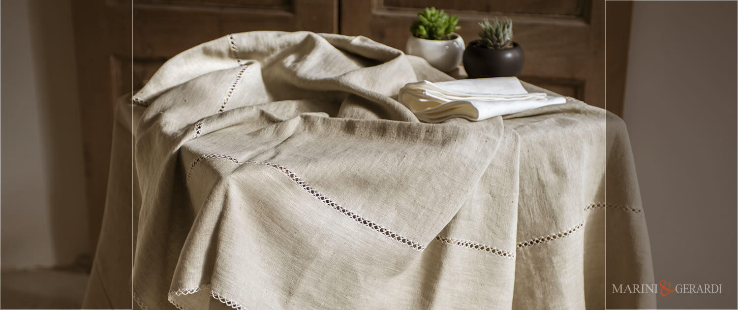 tovaglia centrotavola biancheria da cucina in lino elegante