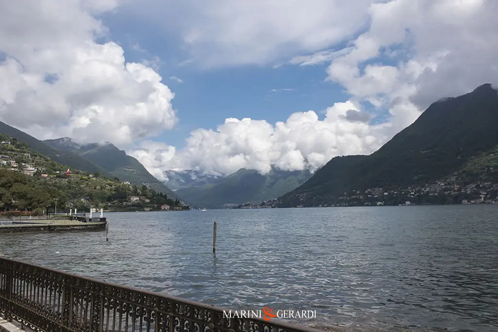 villa erba como vista lago