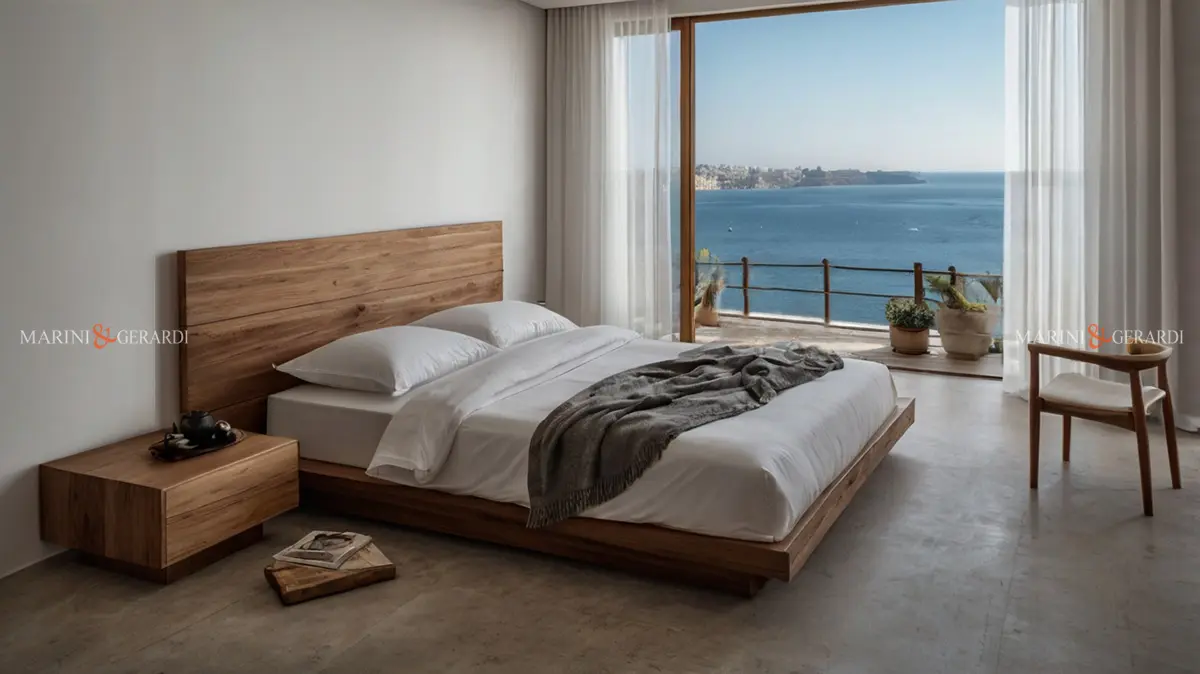 Biancheria da letto in lino lavato bianco