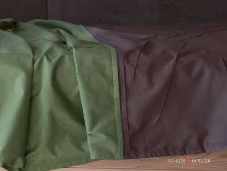 lenzuola cotone alta qualita verde giada noce