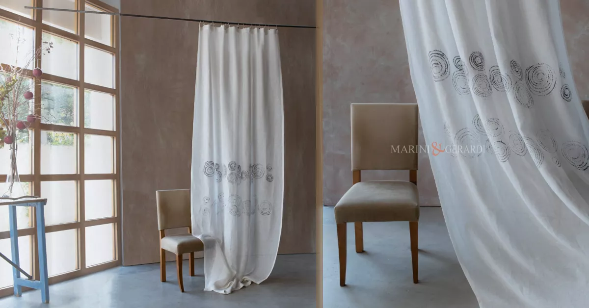 Negozi tende per interni bologna tendaggi in lino