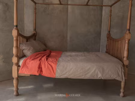 acco piumino matrimoniale in cotone mattone argilla