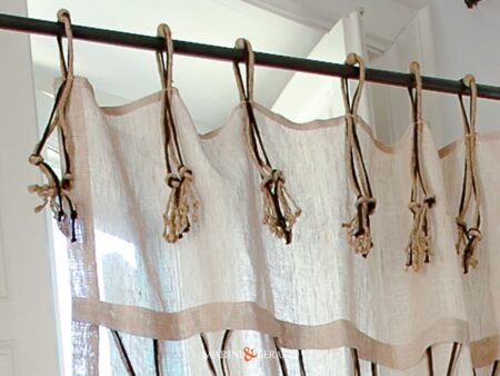 tenda per interni asole in corda elettra