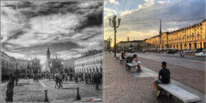 Via Roma a Torino e Piazza Castello - Tendaggi Torino Outlet