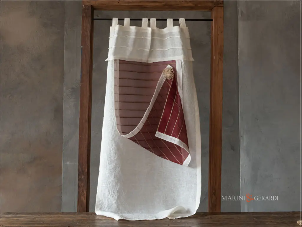 maia tenda a vetro con doppio telo in seta