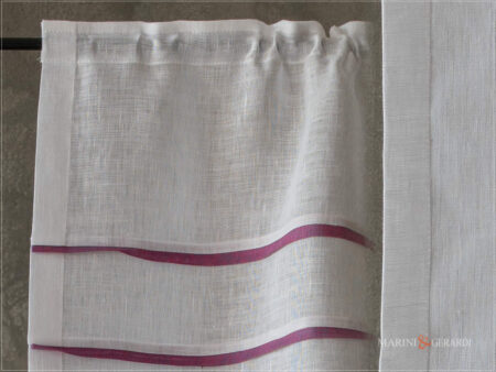 mambo tende per vetrate moderne plissettature inserto colore